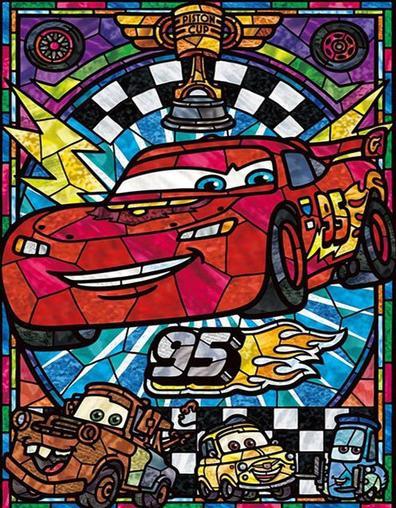 Lightning McQueen | Full Round Diamond Painting Kits