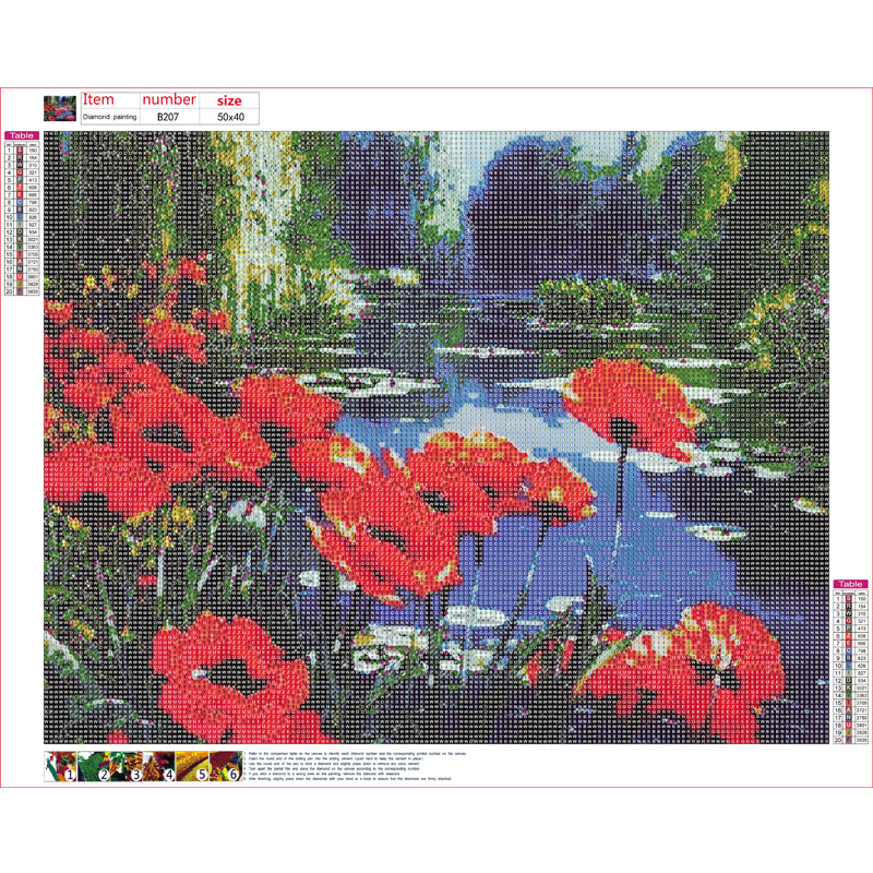 pond | Full Round Diamond Painting Kits