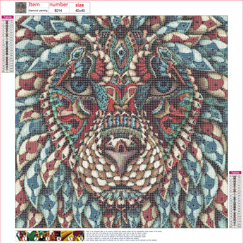 Animal fusion | Full Round Diamond Painting Kits