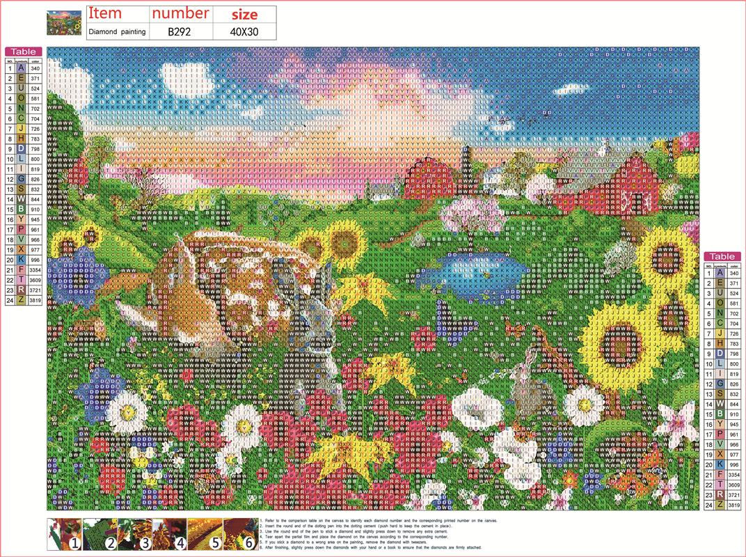 Small animal garden | Full Round Diamond Painting Kits