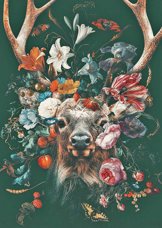 Deer head | Full Round Diamond Painting Kits