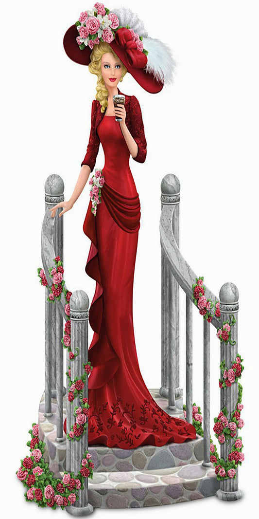 Full dress female model | Full Round Diamond Painting Kits