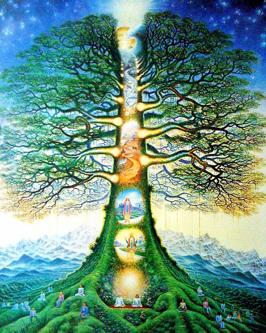 Religious tree | Full Round Diamond Painting Kits