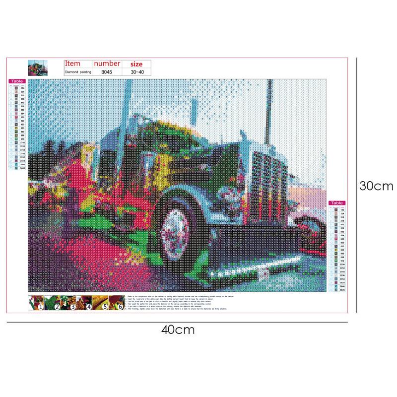 Truck | Full Round Diamond Painting Kits