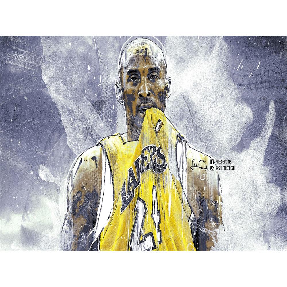 Diamantmalerei | Volle Runde | Kobe Bryant