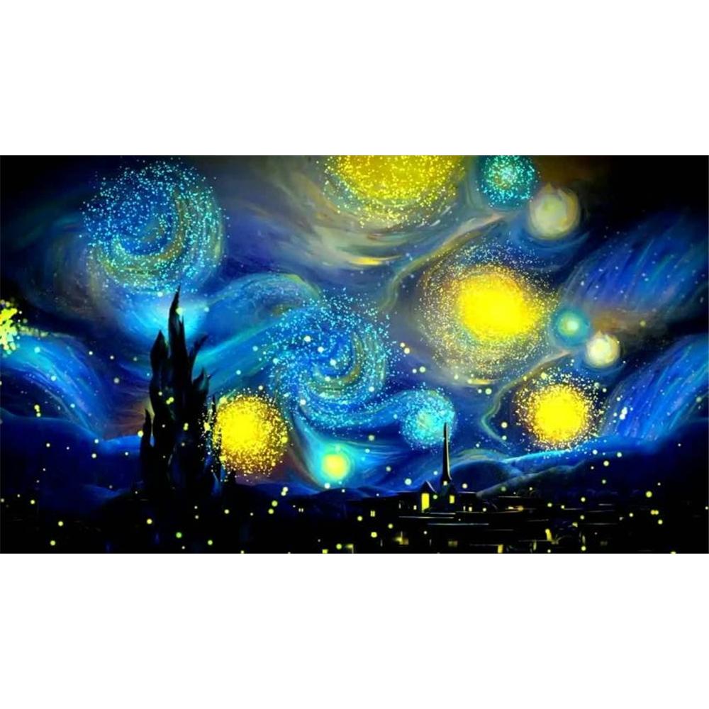 Van Gogh Starry Sky | Full Round Diamond Painting Kits