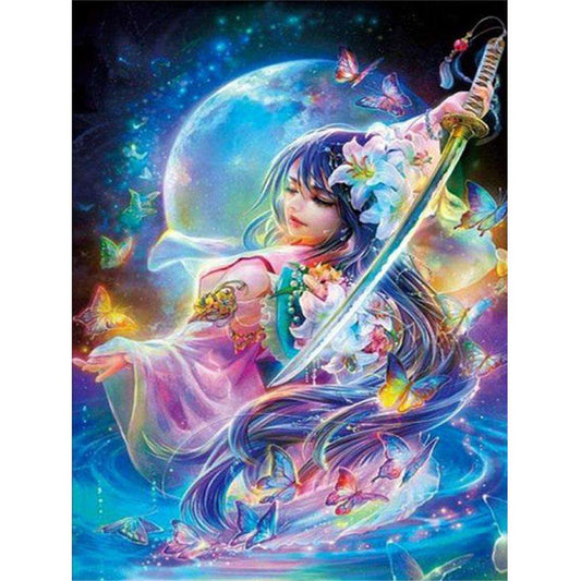 Dance of Swordsman | Full Square Diamond Painting Kits