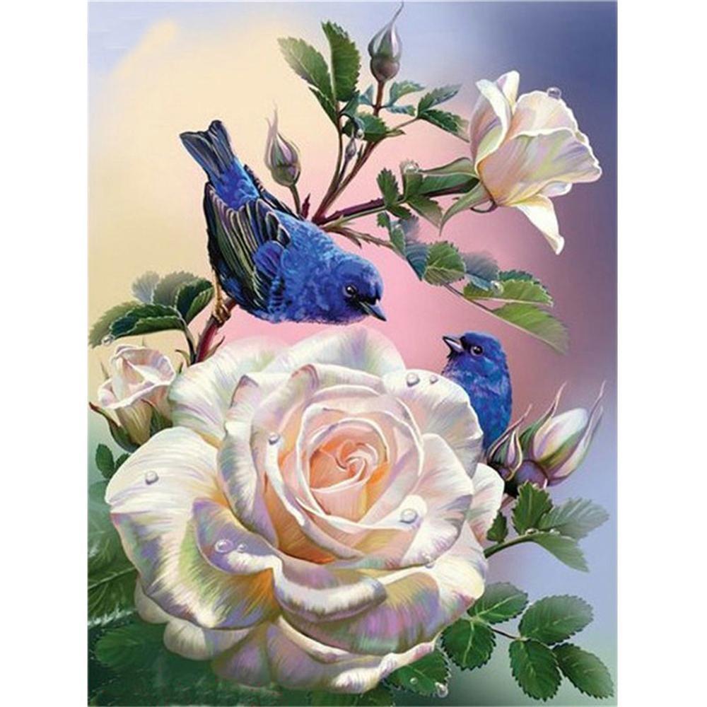 Indigo Bunting  | Full Square Diamond Painting Kits