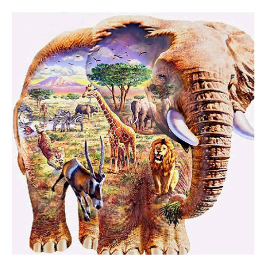 African elephant | Full Square Diamond Painting Kits