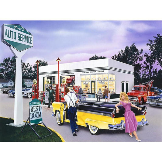 Gas station  | Full Square Diamond Painting Kits