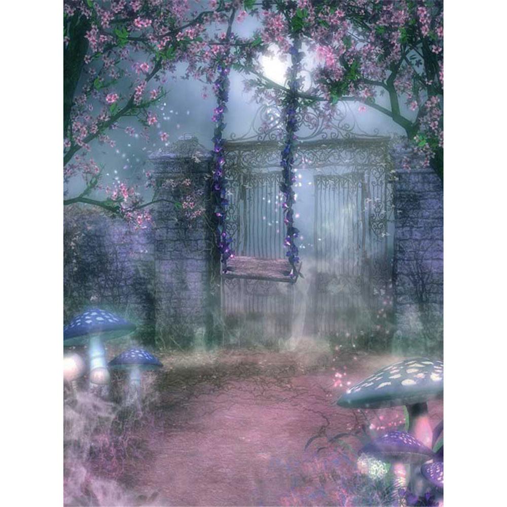 Garden iron gate | Full Square Diamond Painting Kits