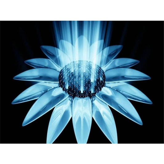 Blue dream flower  | Full Square Diamond Painting Kits