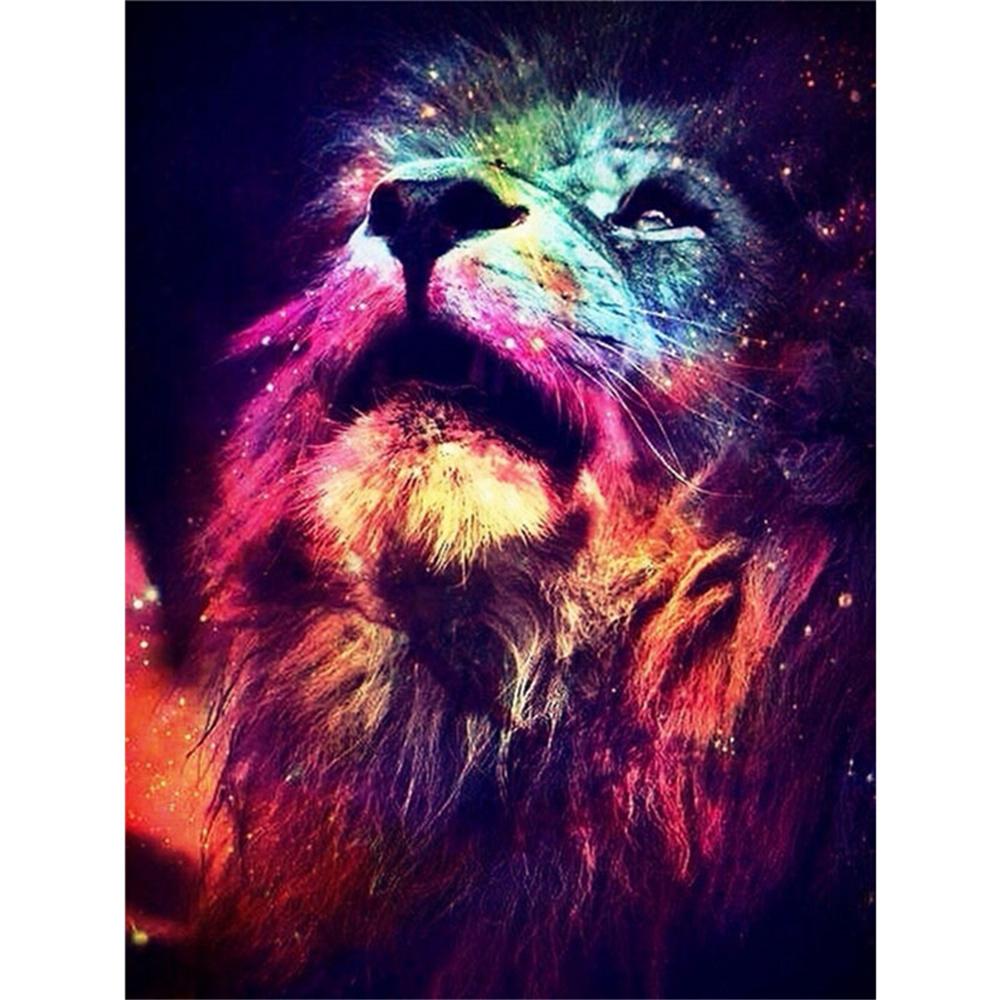 Colorful Lion | Full Square Diamond Painting Kits