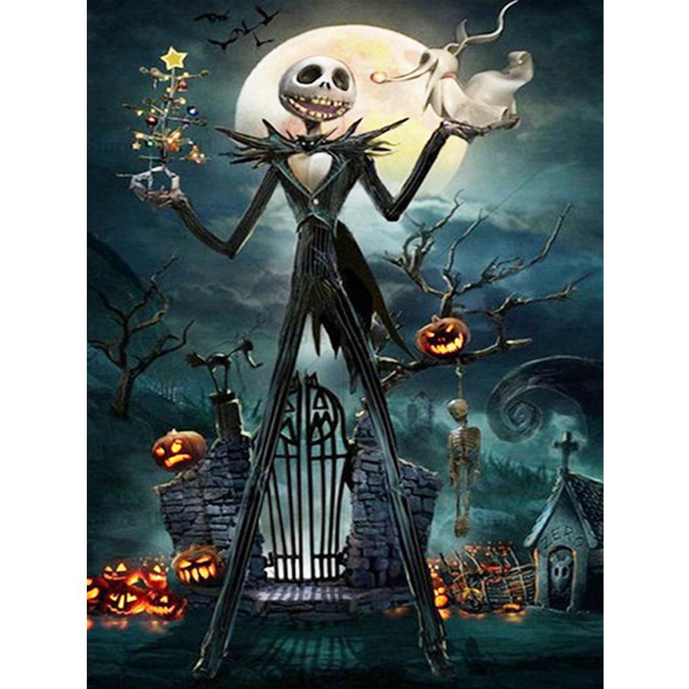 Jack Skellington | Kits de peinture au diamant carré complet