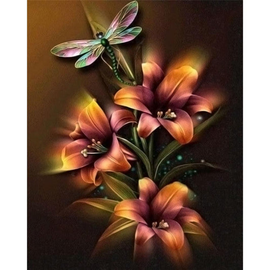 Lily Flower  | Full Square Diamond Painting Kits