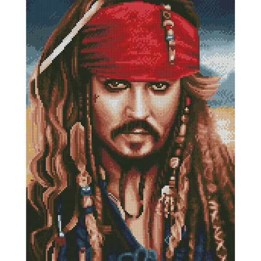 Jack Sparrow | Kits de peinture au diamant carré complet
