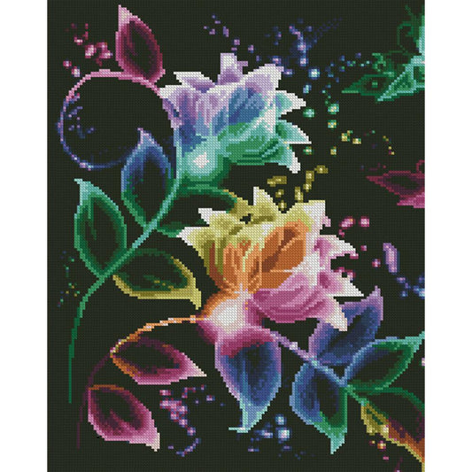 Colorful Flower  | Full Square Diamond Painting Kits