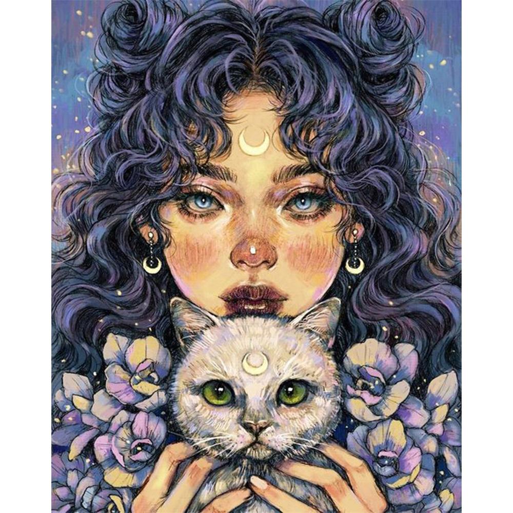 Moon Goddess | Full Square Diamond Painting Kits