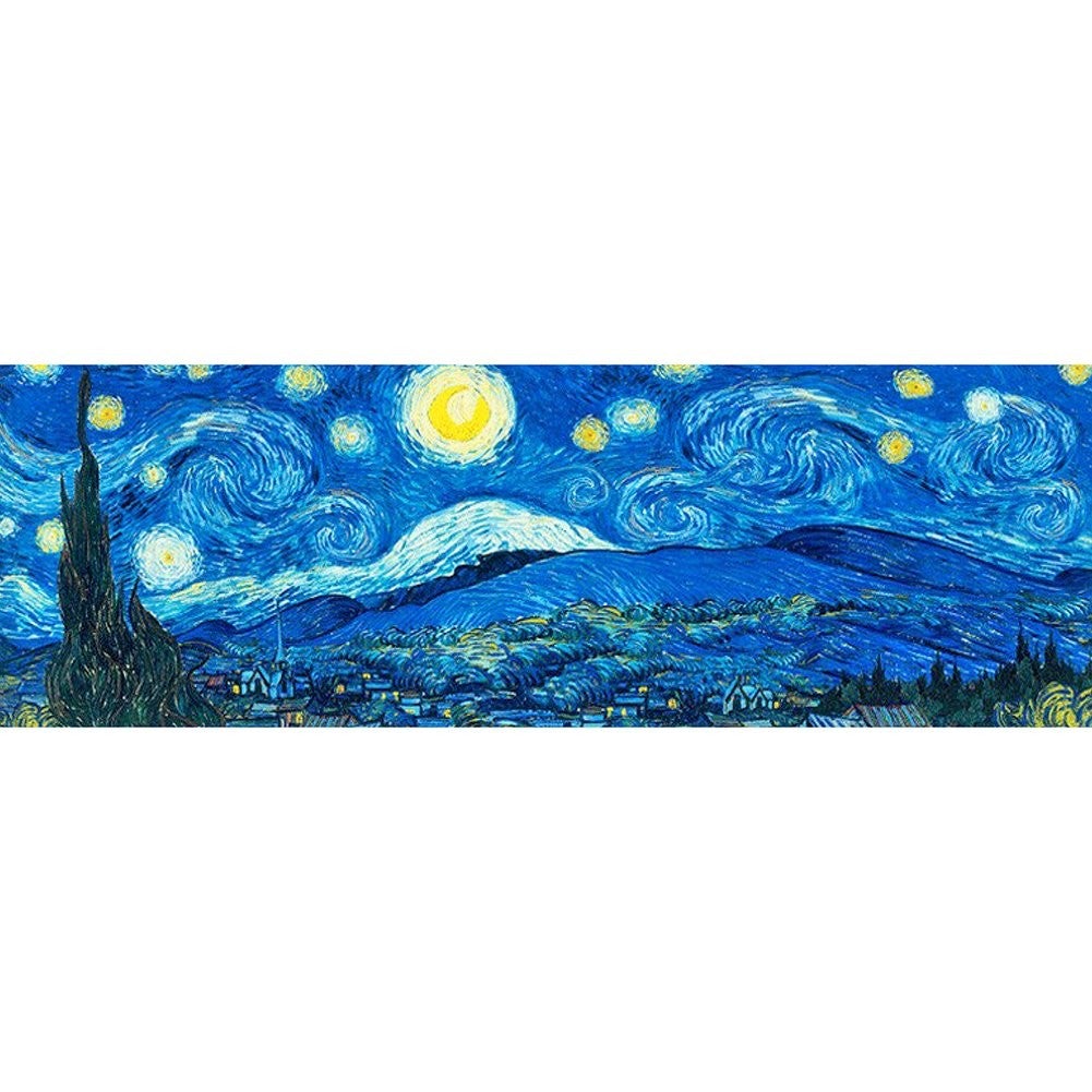 Van Gogh Sternenhimmel | Vollständige runde Diamond Painting Kits | 30 x 80 cm