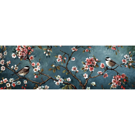 Flowers and birds | Full Round Diamond Painting Kits | 30 x 80cm