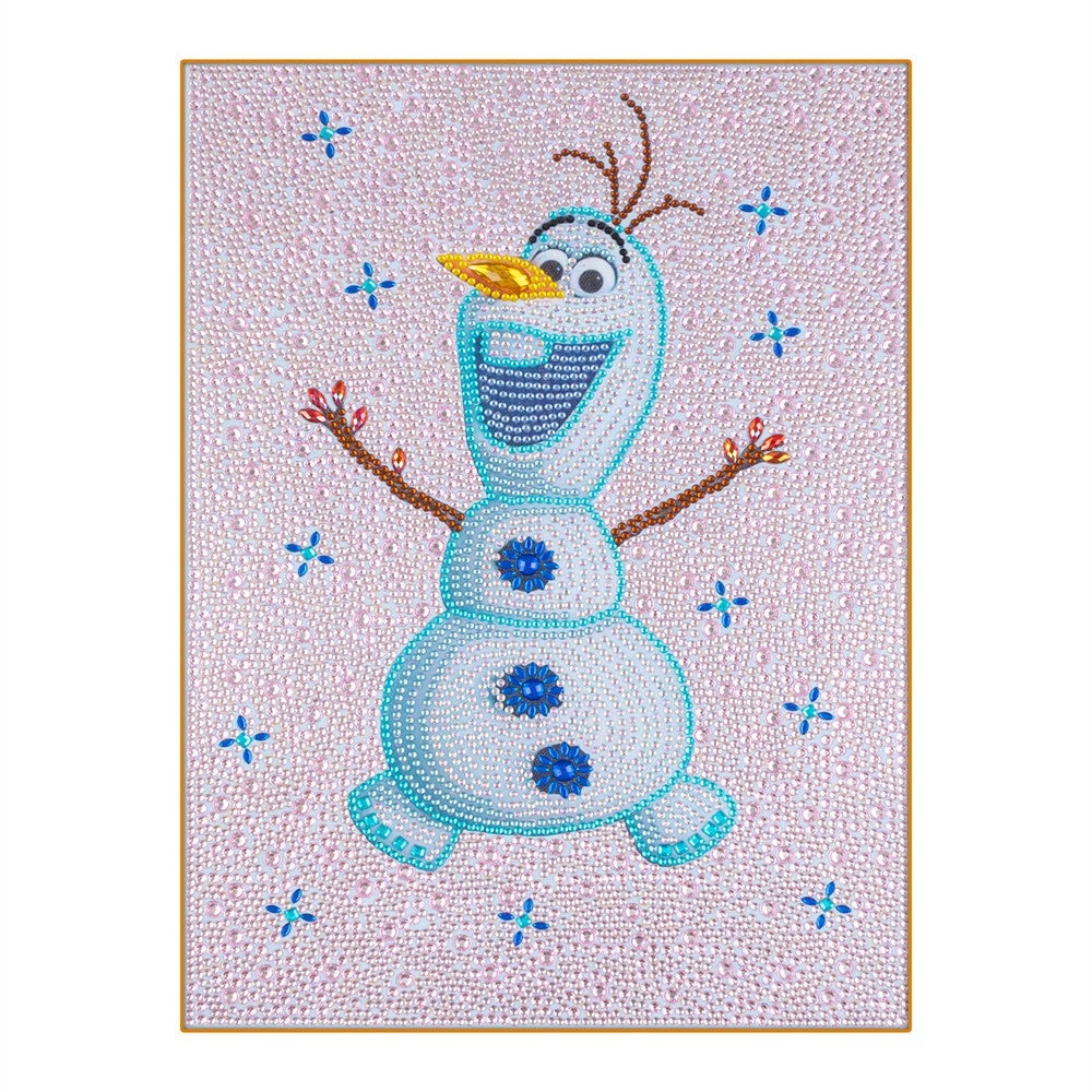 30 x 40CM | Special-shaped Drill Diamond Painting | Snowman