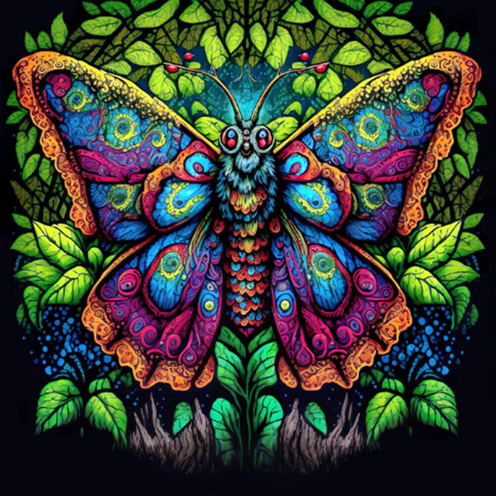 AB Diamond Painting  |  Colorful Butterfly