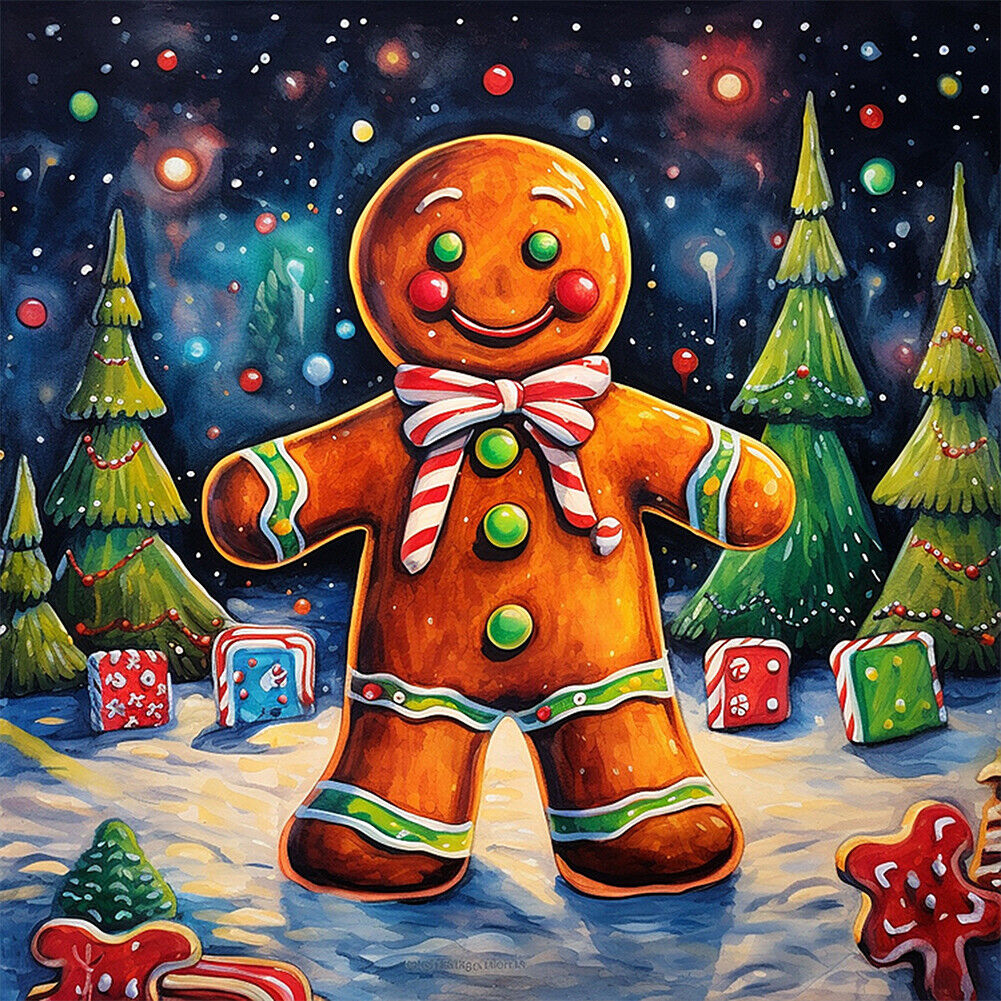 AB Diamond Painting  |  Gingerbread Man