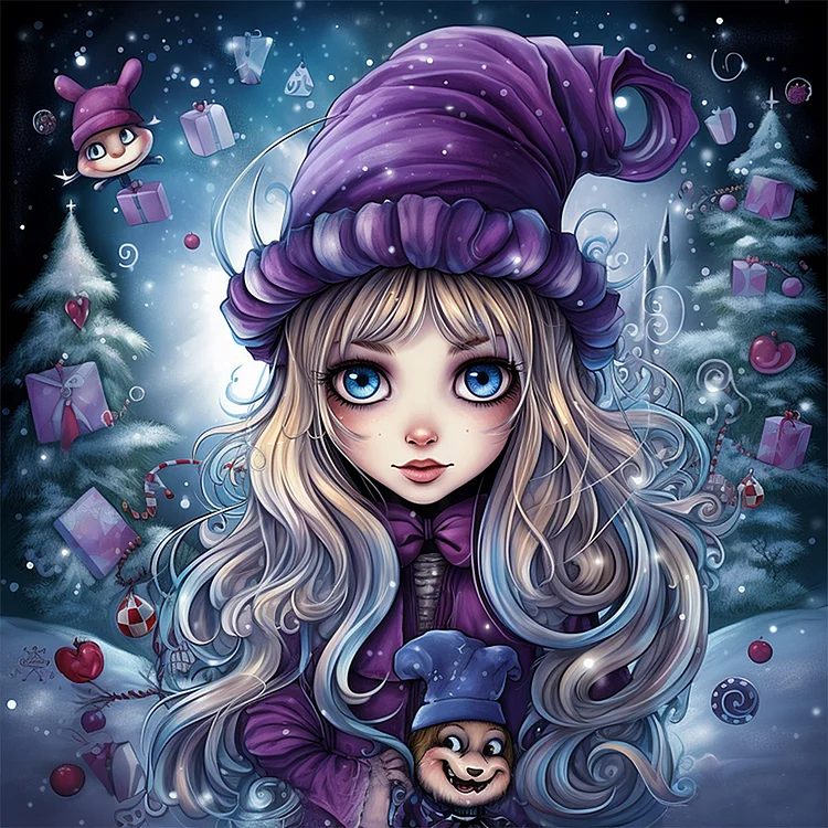 AB Diamond Painting  |  Witch Girl