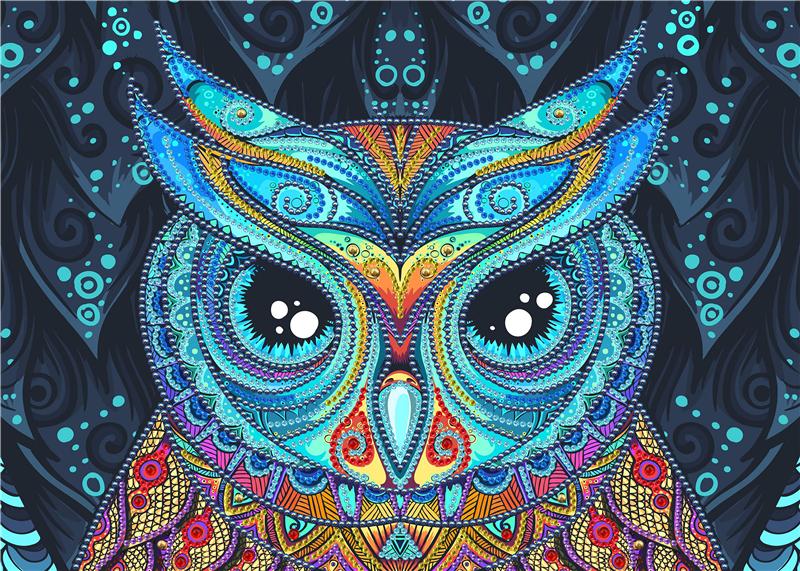 Owl | Special Shaped Diamond Painting Kits