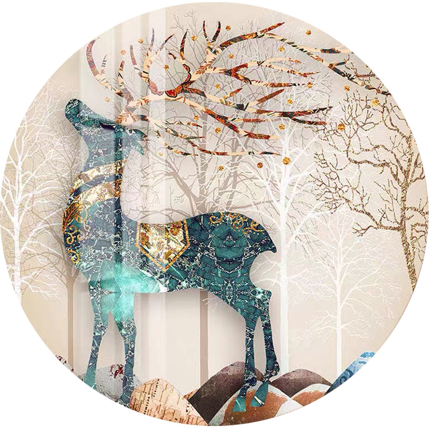 Deer| Full Round Diamond Painting Kits