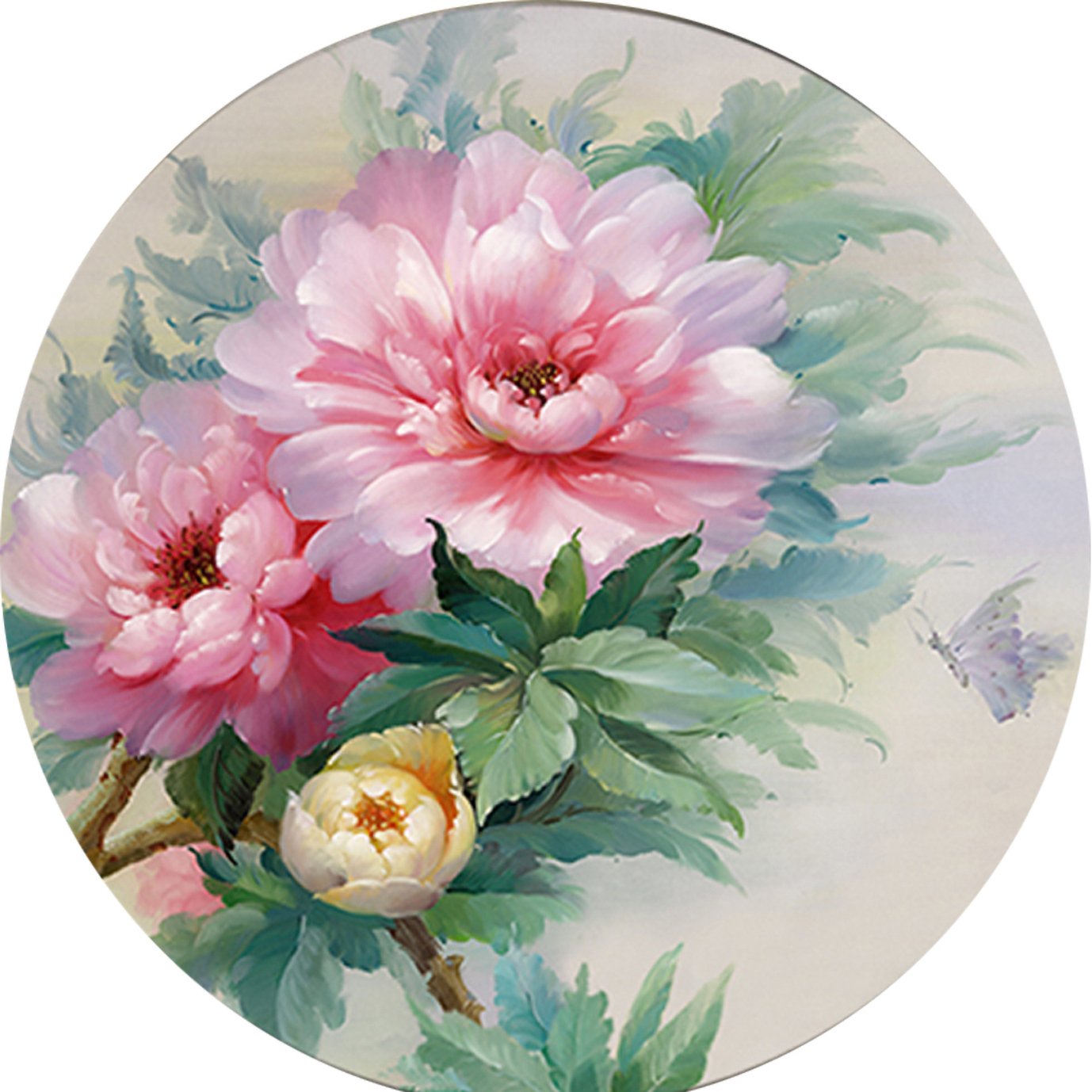 Peony| Full Round Diamond Painting Kits