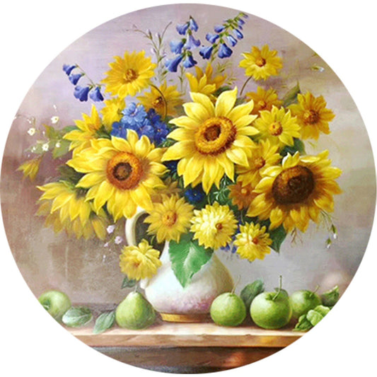 Sunflower| Full Round Diamond Painting Kits
