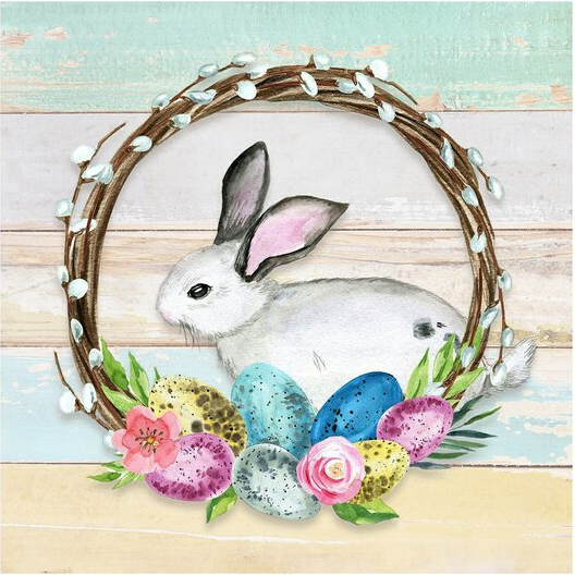 Easter Wreath | Full Round Diamond Painting Kits