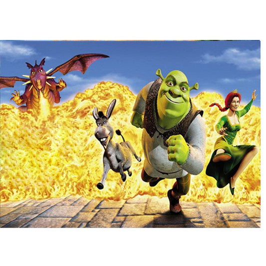 Shrek | Vollständige runde Diamant-Malkits 