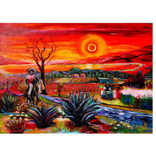 People in the farm | Full Round Diamond Painting Kits