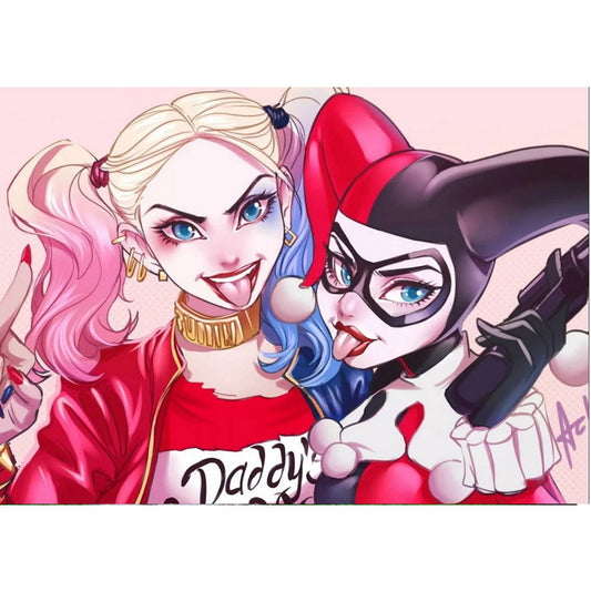 Harley Quinn | Vollständige runde Diamant-Malkits