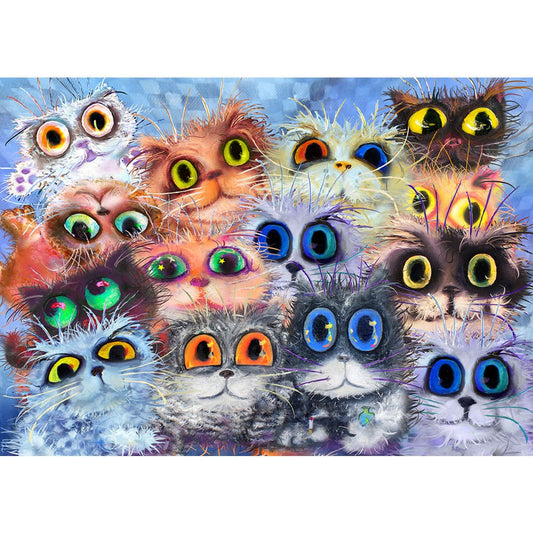 Cat | Full Round Diamond Painting Kits