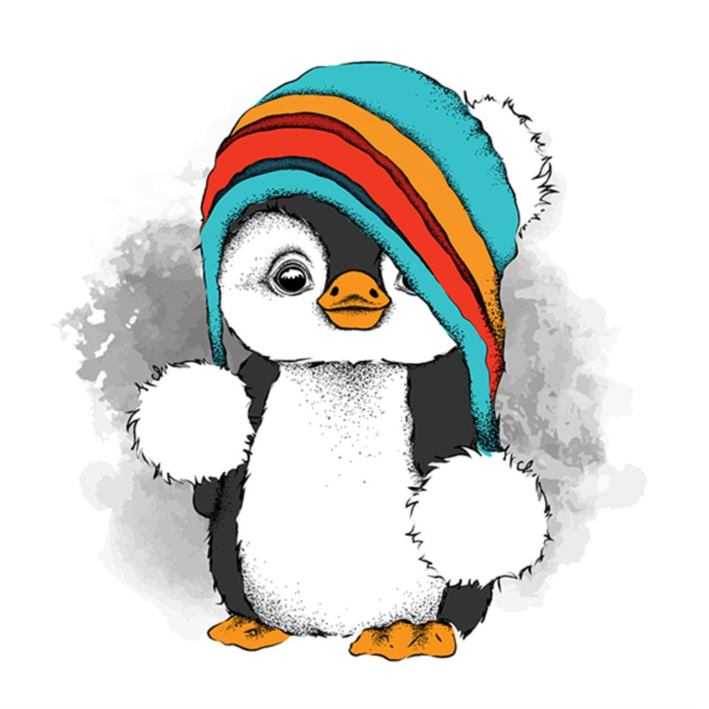 Penguin | Full Round Diamond Painting Kits