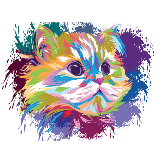 Cat | Full Round Diamond Painting Kitsswan