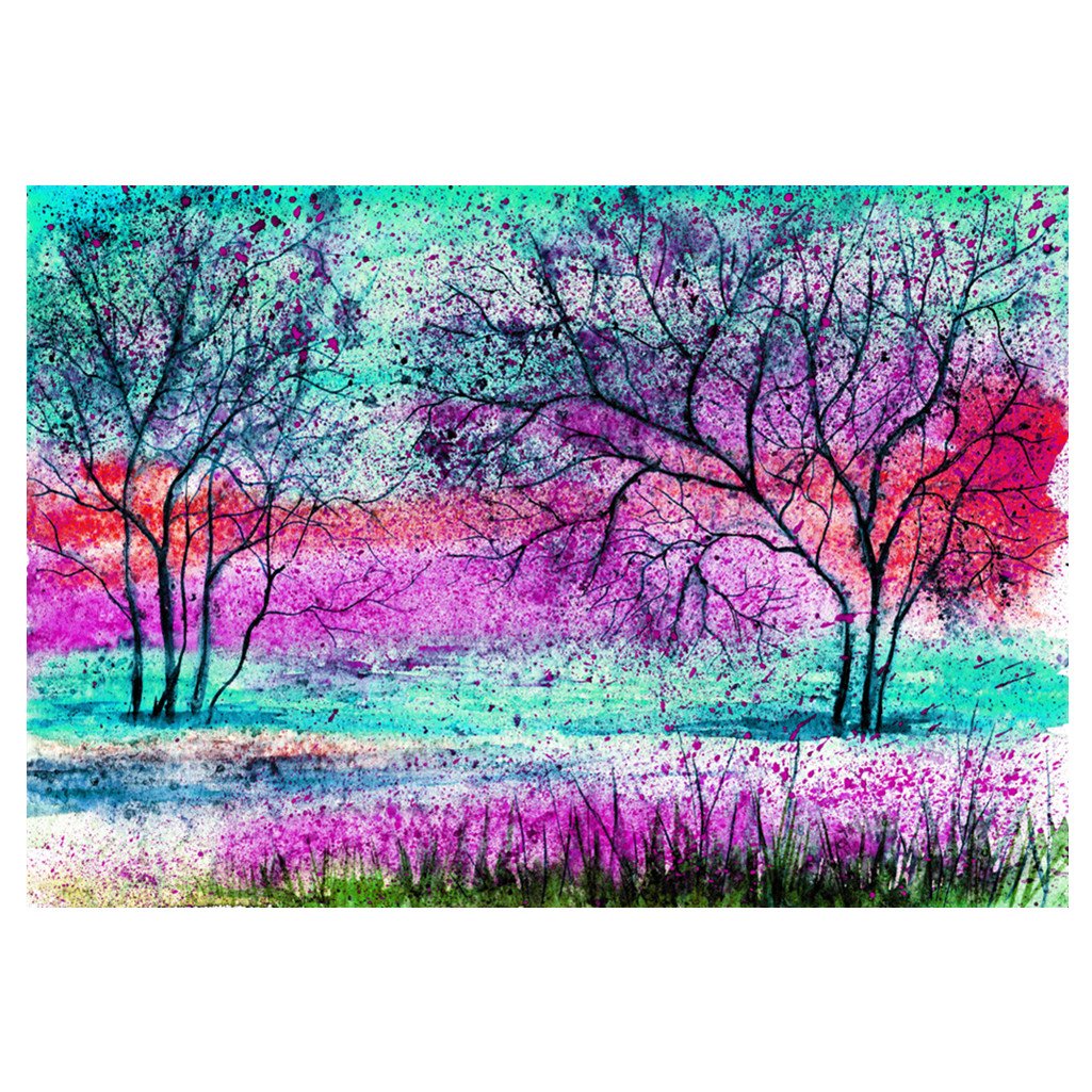 Tree scenery | Full Round Diamond Painting Kits