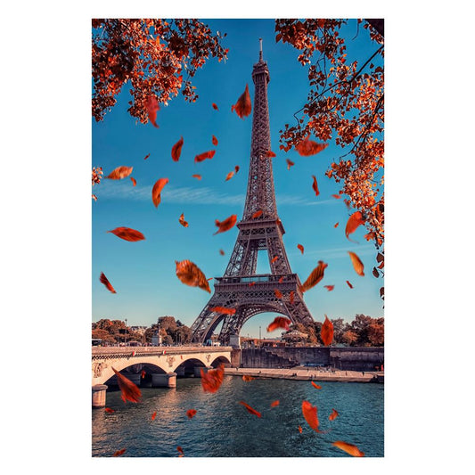 Tour Eiffel | Kits complets de peinture au diamant rond