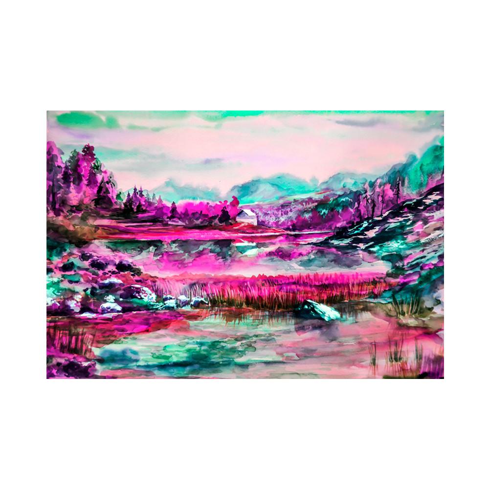 Lake scenery | Full Round Diamond Painting Kits