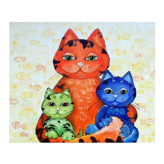 Cat | Full Round Diamond Painting Kits