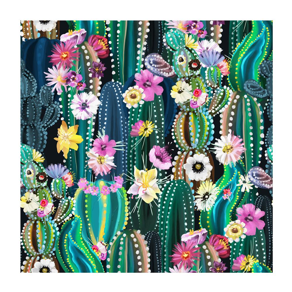 Fleur de cactus | Kits complets de peinture au diamant rond