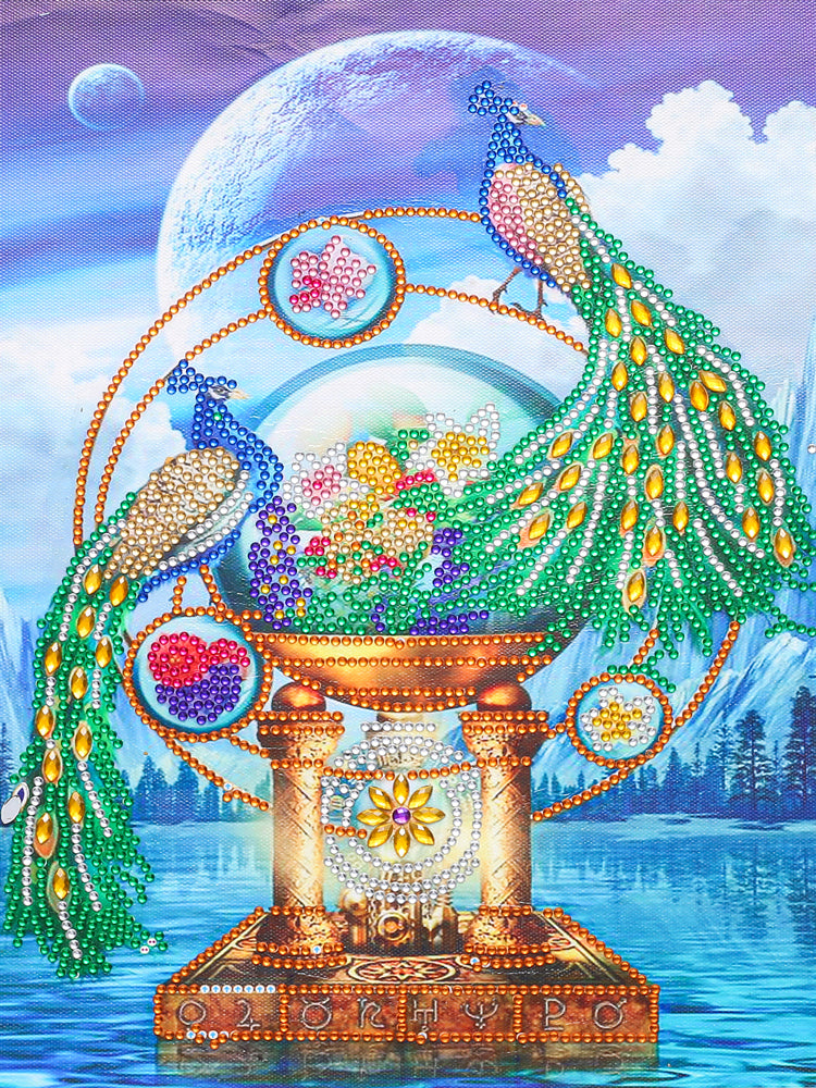 Peacock | Special Shaped Diamond Painting Kits