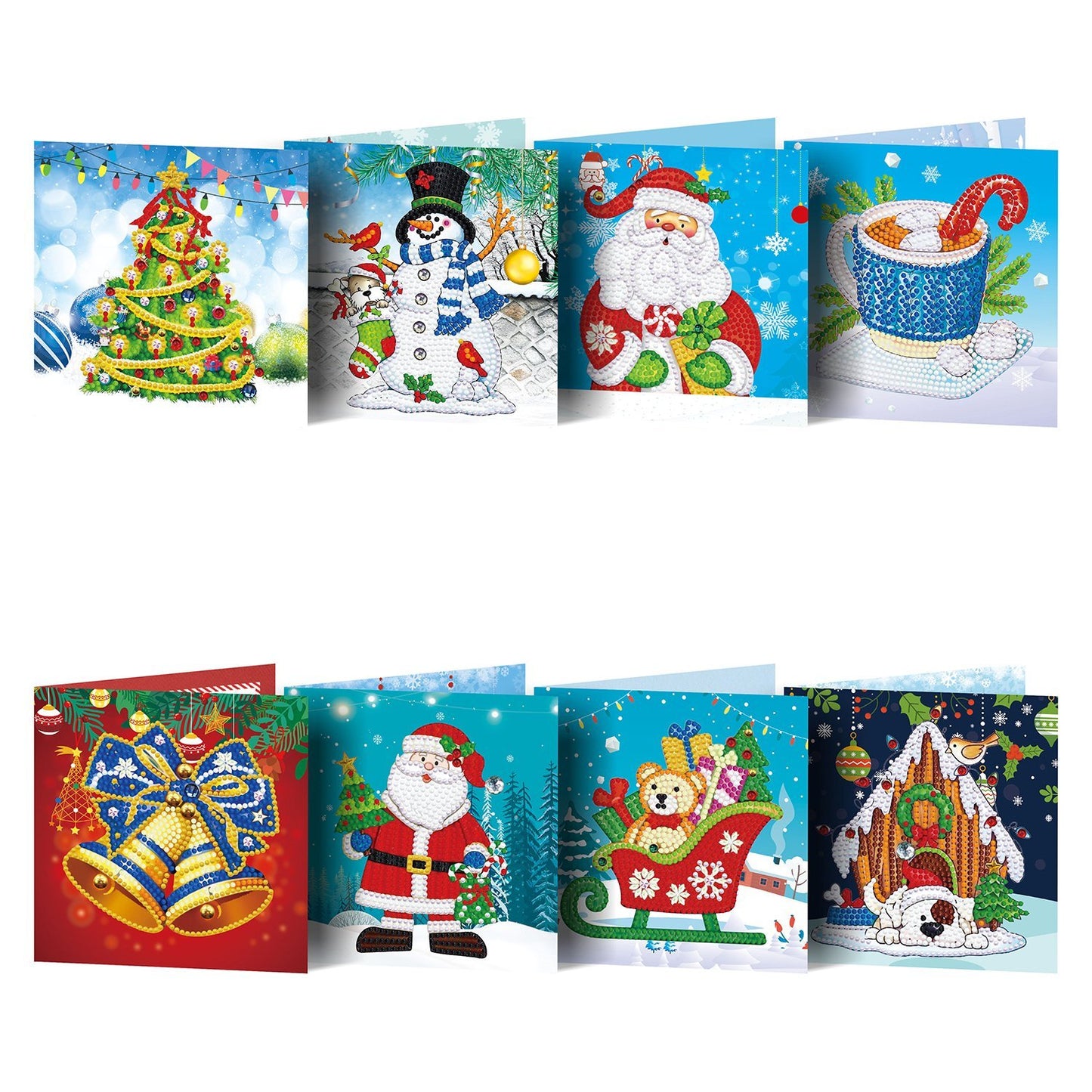 5D DIY Diamond Painting Greeting Card Special Shaped Birthday Xmas Gift