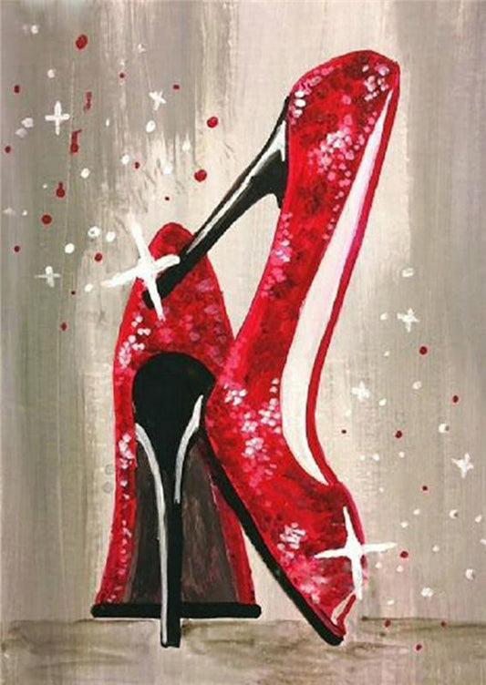 Red high heels | Full Round Diamond Painting Kits