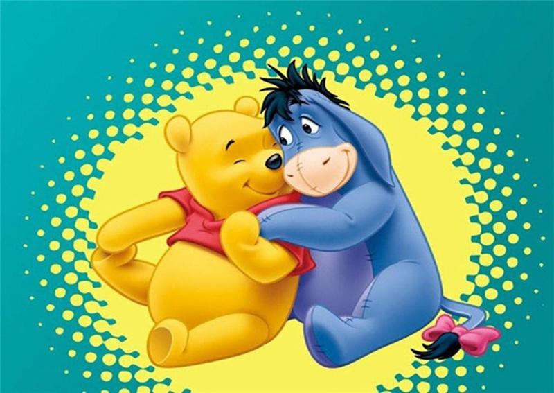 Winnie Puuh | Vollständige runde Diamant-Malkits