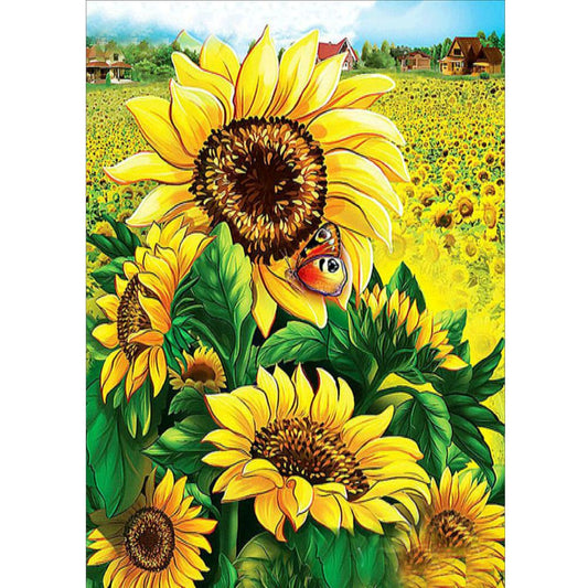 Full Round Diamond Painting Kits | sunflower