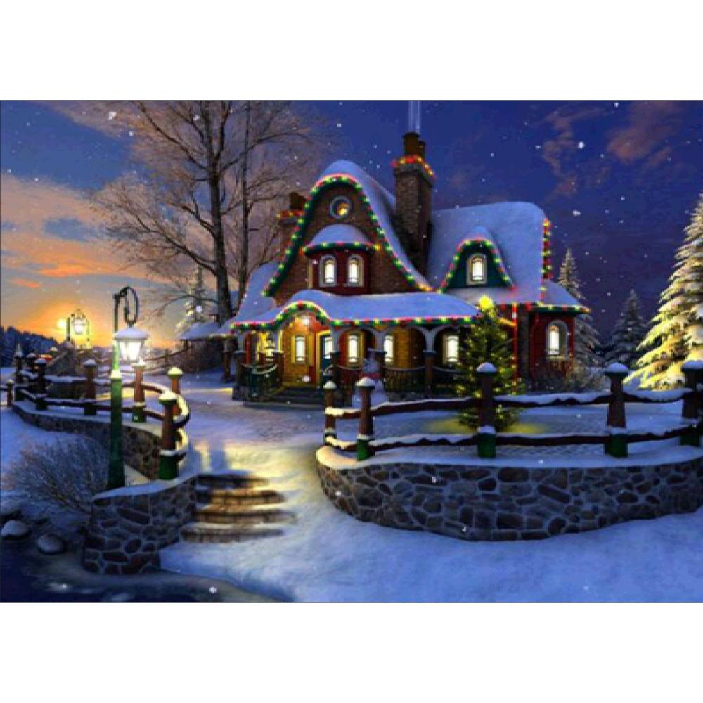 Vollständige runde Diamond Painting Kits | Winter